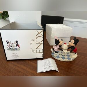 Lenox Mickey and Minnie Soda Shop Sweethearts